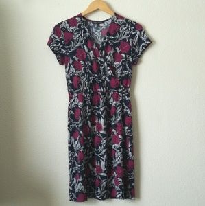 Banana Republic Floral Faux Wrap Dress